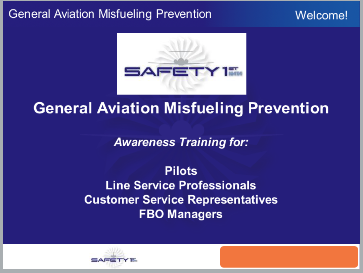 General Aviation Misfueling Awareness Training by Safety 1st